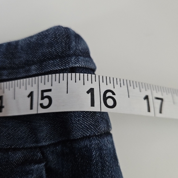 Larry Levine Womens Wide Leg Stretch Jeans Sz 8 Casual Wide Leg - Picture 10 of 11